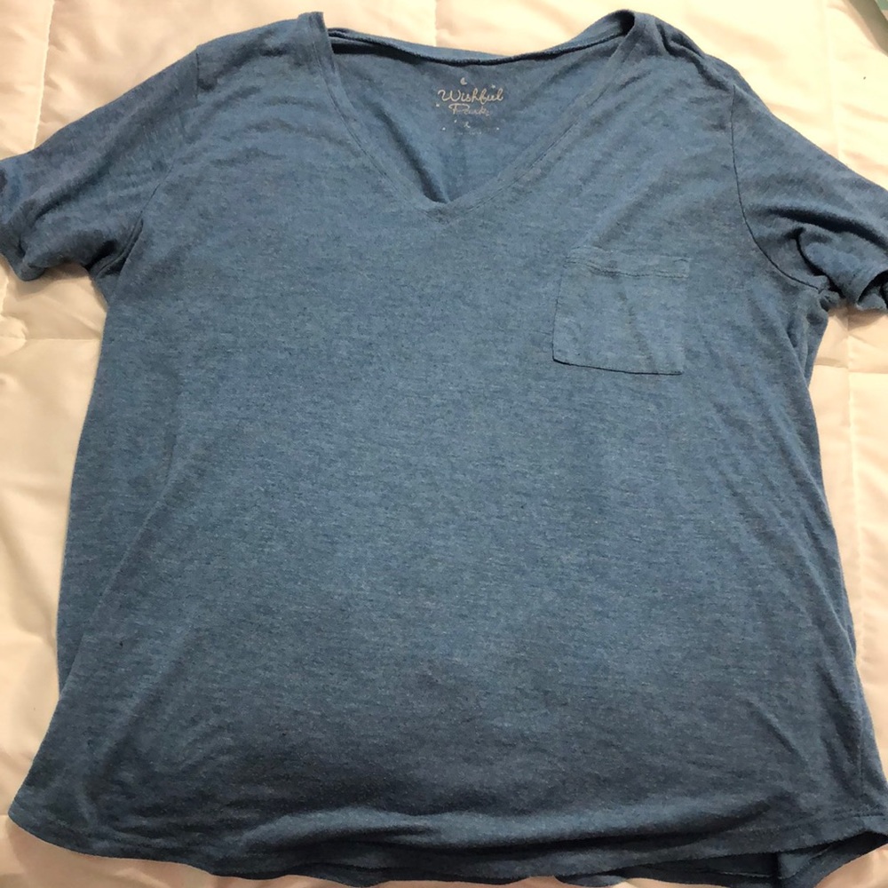 Blue tee shirt